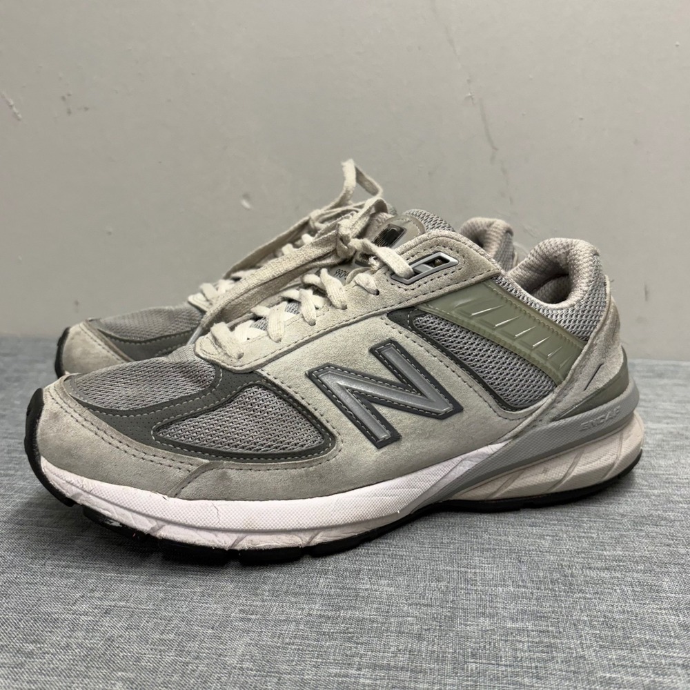 New Balance 990v5 Sneakers Womens 7 Grey W990GL5 Made in USA Running Shoes
